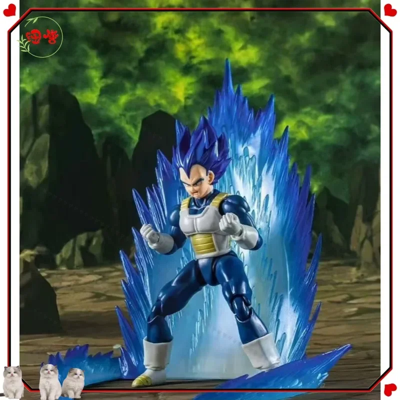 재고 있음 24 시간 이내에 배송 Dragon Ball Demon Fit DF SHF Cyan Vegeta 슈퍼 사이어인 애니메이션 액션 피규어 장난감 모델 선물