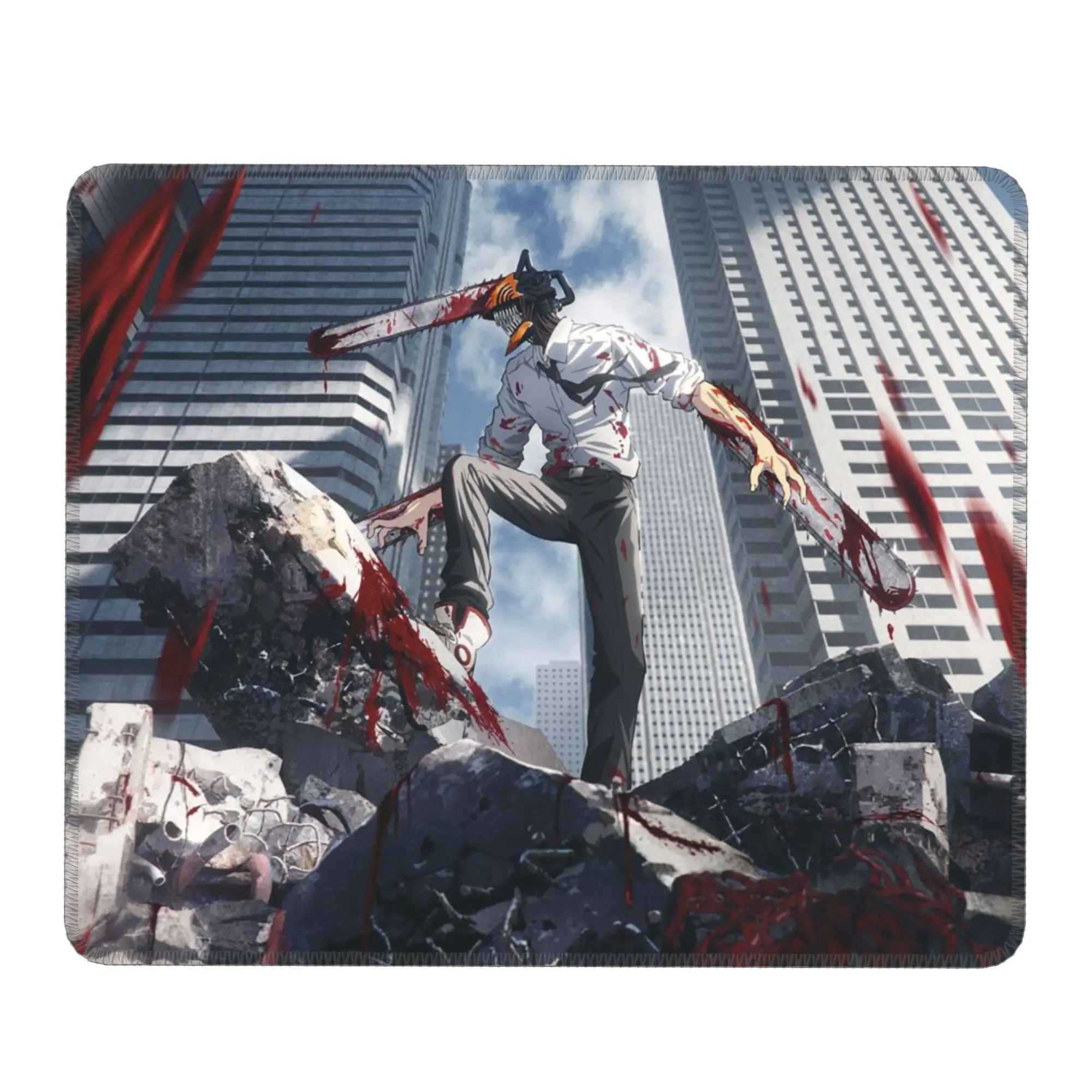 Anime Chainsaw Man Mouse Pad Computer Keyboard Mouse Mat Gamer PC Laptop Desk Mat Office Table Mats