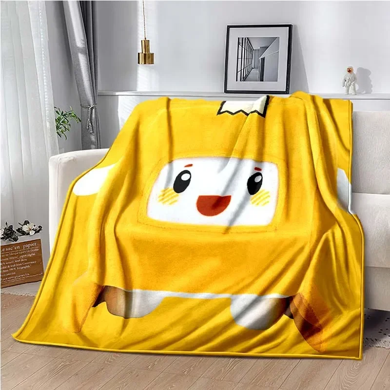 Lankybox Boxy and Foxy Plush Blanket, YouTube Internet Celebrity,children Gift,friend Gift,pet,Justin Kroma and Adam McArthur