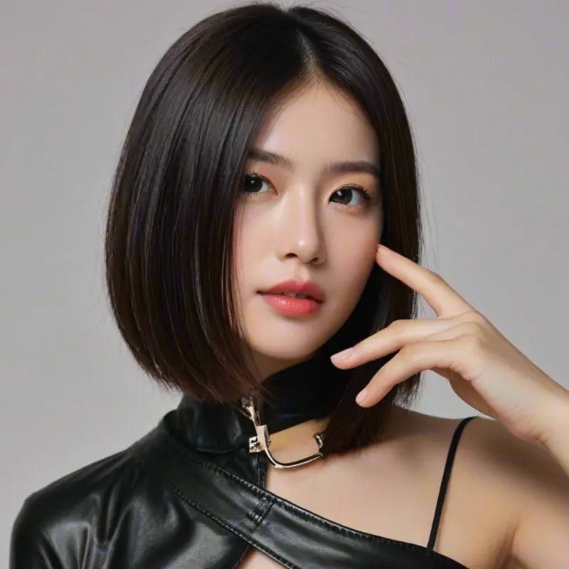 باروكة بوبو سوداء مقاس 12 بوصة - شعر صناعي عالي الجودة للنساء - طراز متعدد الاستخدامات مثالي لأي مناسبة