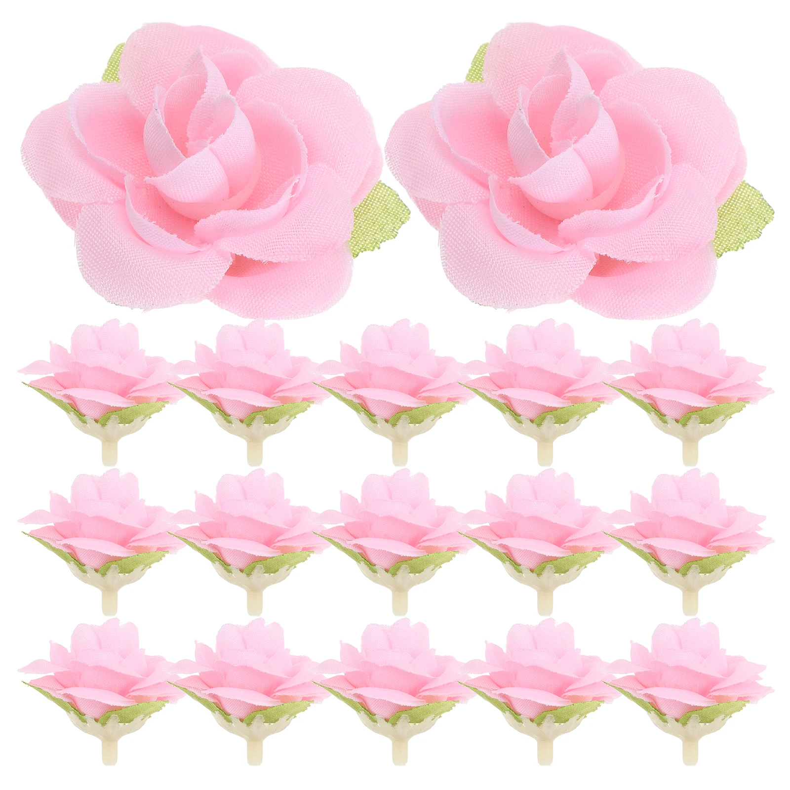 

100pcs Artificial Rose Flowers Realistic Wedding Decor Faux Silk Centerpieces Arrangements Party Valentine Bouquet