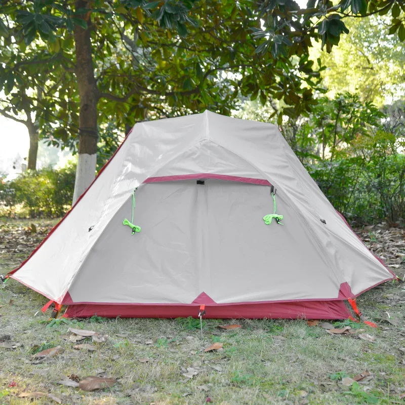 Double tent, high-end breathable folding to prevent rainstorm, outdoor double-layer mountaineering camping