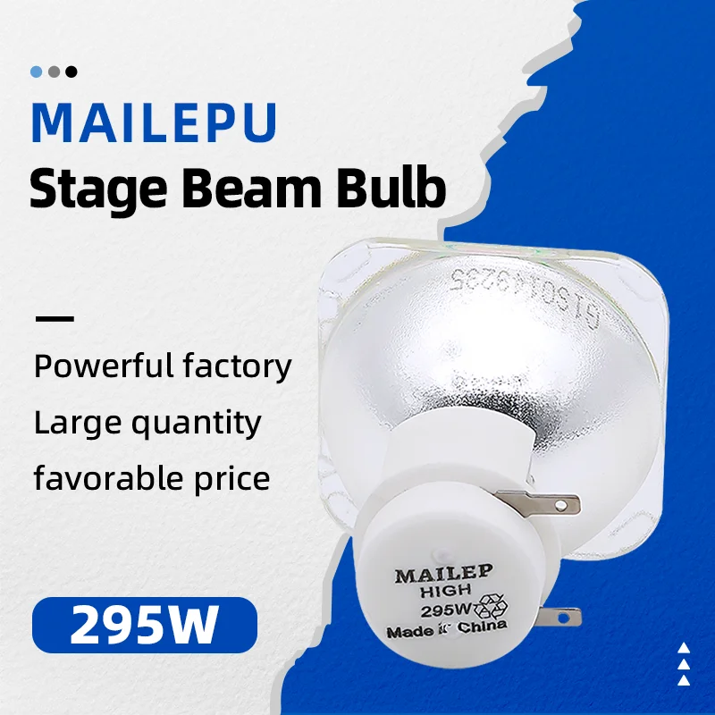 뜨거운 판매 1 개/몫 14R 램프 시리우스 HRI 295W 이동 헤드 빔 전구 MSD 플래티넘 Sharpy 14R 295w 램프로 교체 가능