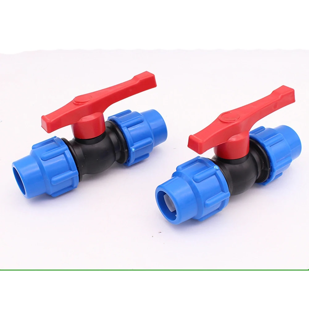 Irrigation Quick Ball Valve Fitting for Polyethylene Pipes Works with PE PVC PPR and Metal Pipes Multiple Size Options Available