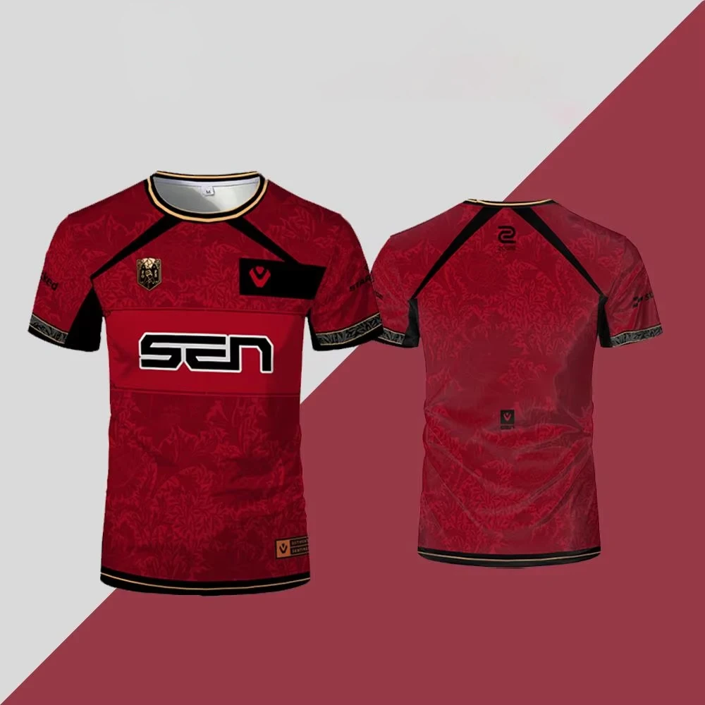 

2025 New Sentinels Valorant Team Jersey Esports Men's And Women's Training T-shirts Fans Must-Have Breathable Customizable Tops