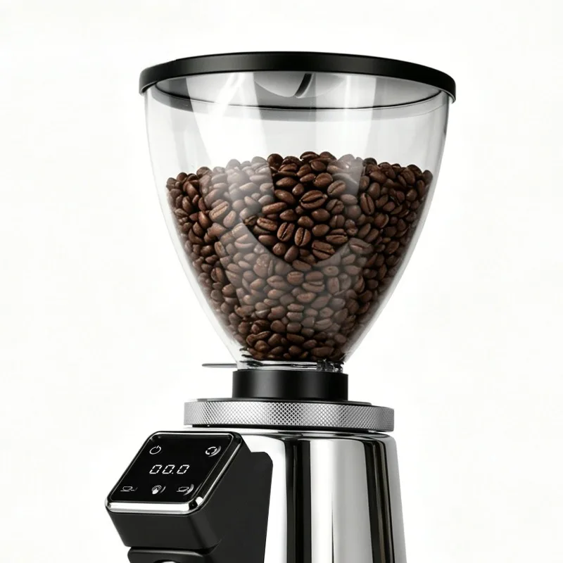 Coffee Grinder 1005 Quantitative Plasma Commercial Electric Italian Coffee Grinder Flat Knife 64mm