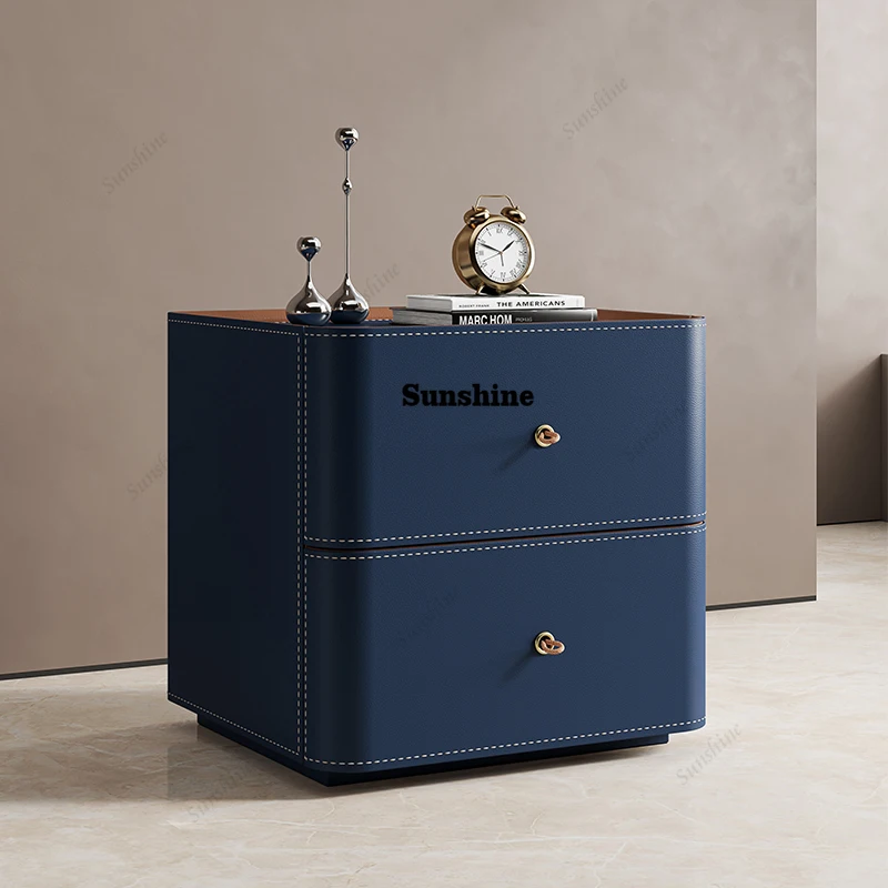 

Storage Nordic Nightstand Modern Minimalist Aesthetic Trendy Bedside Table Luxury Simple Mesitas De Noche Bedroom Furniture