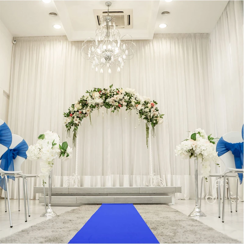 1M/1,2M Königsblau Hochzeit Vlies Outdoor Luxus Korridor Läufer Teppich Dekoration Hochzeit Zeremonie Weihnachten Party – Detail 16