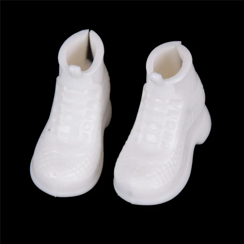 Dolls Accessories Gift 10 Pairs White Doll Sneakers Shoes