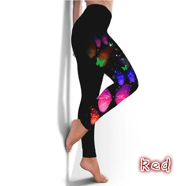 New ButterflySport Leggings Women 3D Printing Tights Yoga Pants Gym Leggin Ladies Seamless Leggins for Female LeginsySexy Legins