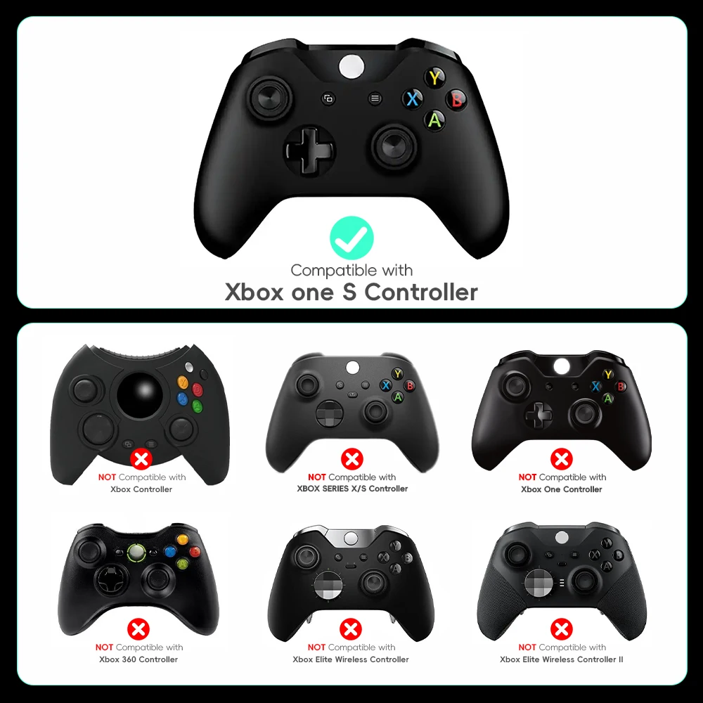 DATA FROG Replacement Housing Shell For XboX One S Wireless Controller Shell Full Shell For XboX One Gaming Gamepad Accessories