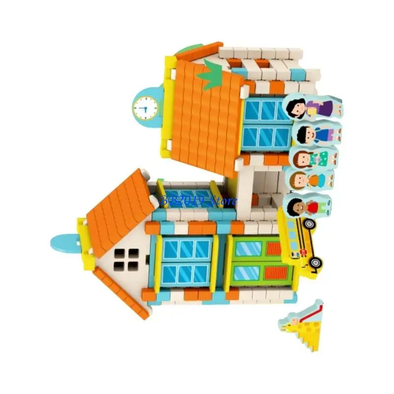 Blocos educacionais Q0KB para habilidades motoras finas Brinquedo educacional para crianças