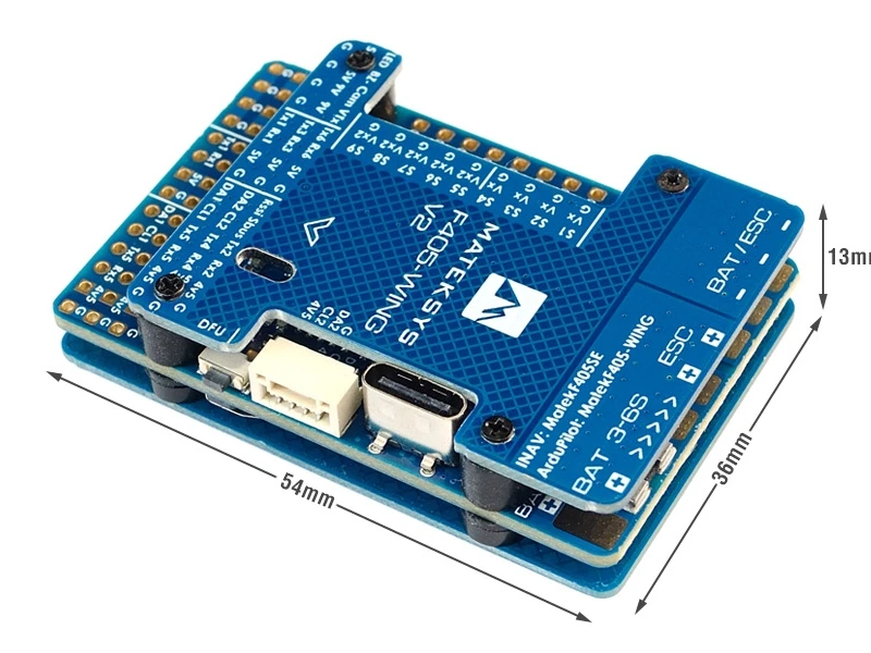 MATEK Mateksys FLIGHT CONTROLLER F405-WING-V2