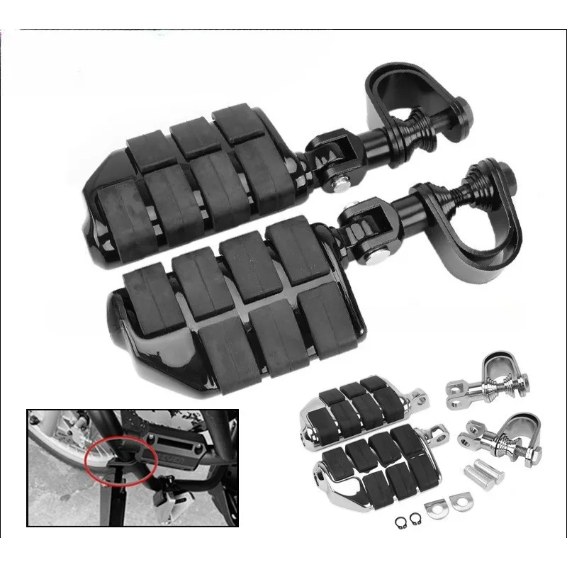 

Suitable for the 25-32mm bumper fixed folding front and rear pedals of Harley-Davidson Prince motorcycles