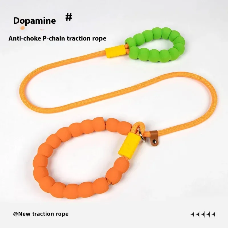 

Self-Adjusting Martingale Dog Leash - Cloud Foam P-Slip Rope with Anti-Pull Design, Tangle-Free for Medium/Large Dogs
