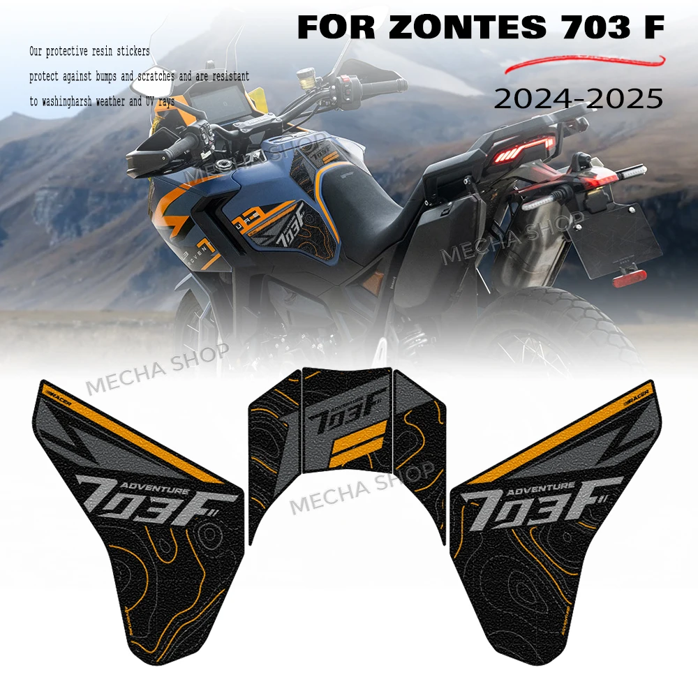 

Tank Pad Sticker For ZONTES 703F Fuel Oil Tank Pad Side Knee Grip Protector Sticker Body Protection Stickers