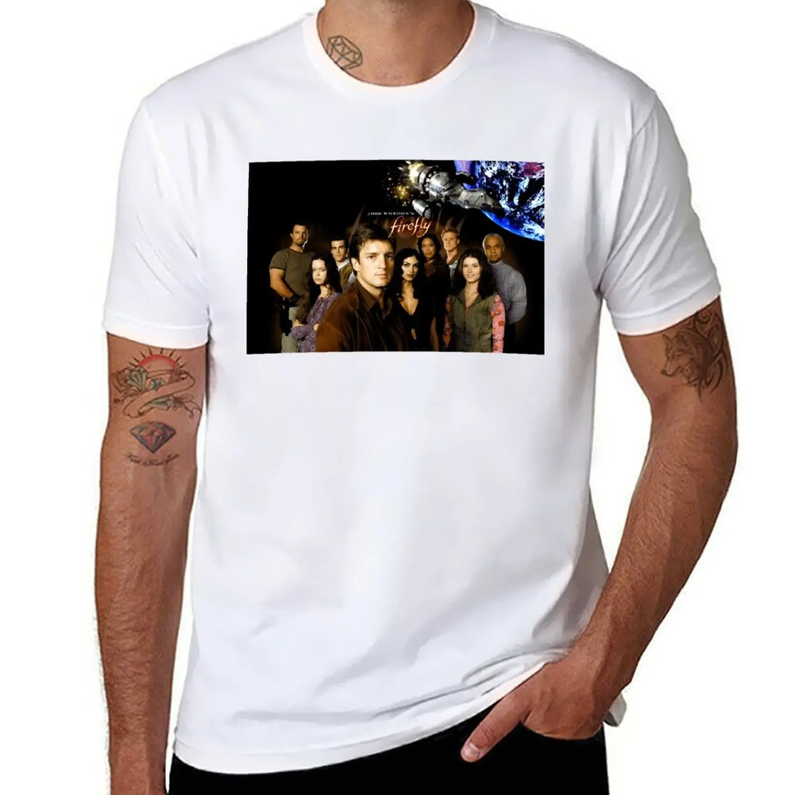 

Characters Firefly Serenity T-Shirt Daily Work Short Sleeve Top