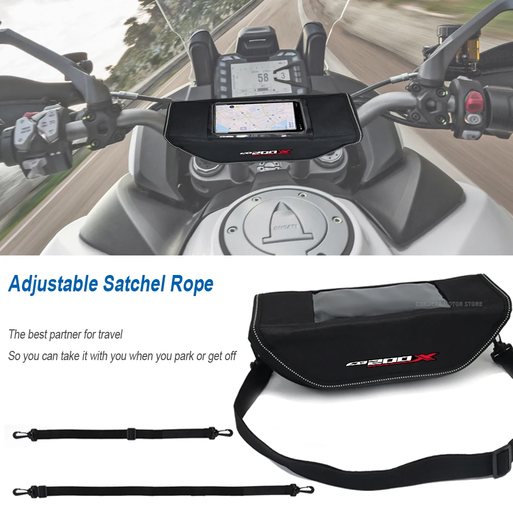 For HONDA CB200X CB 200X CB-200X 2021-2022 Motorcycle Waterproof And Dustproof Handlebar Storage Bag