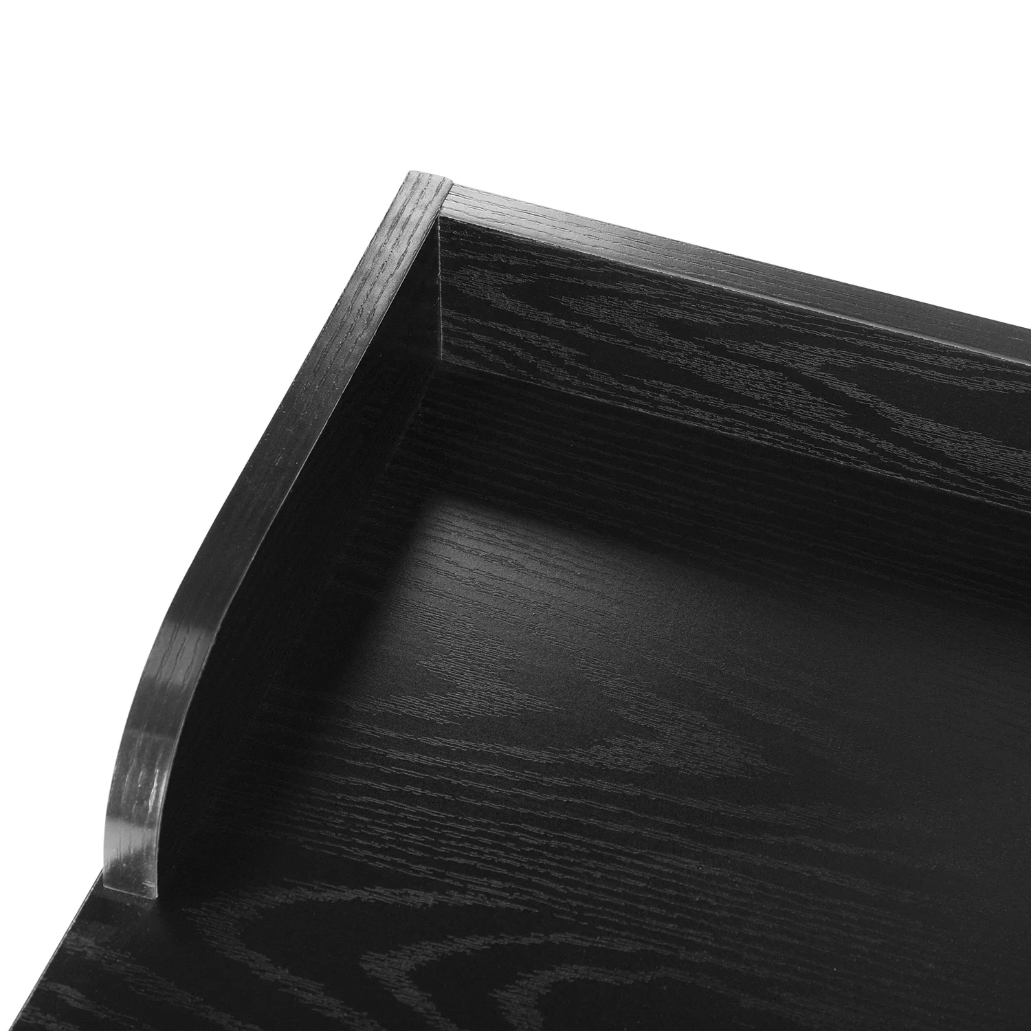 47.2" L Rectangular Computer Desk, Writing Desk - full black desk