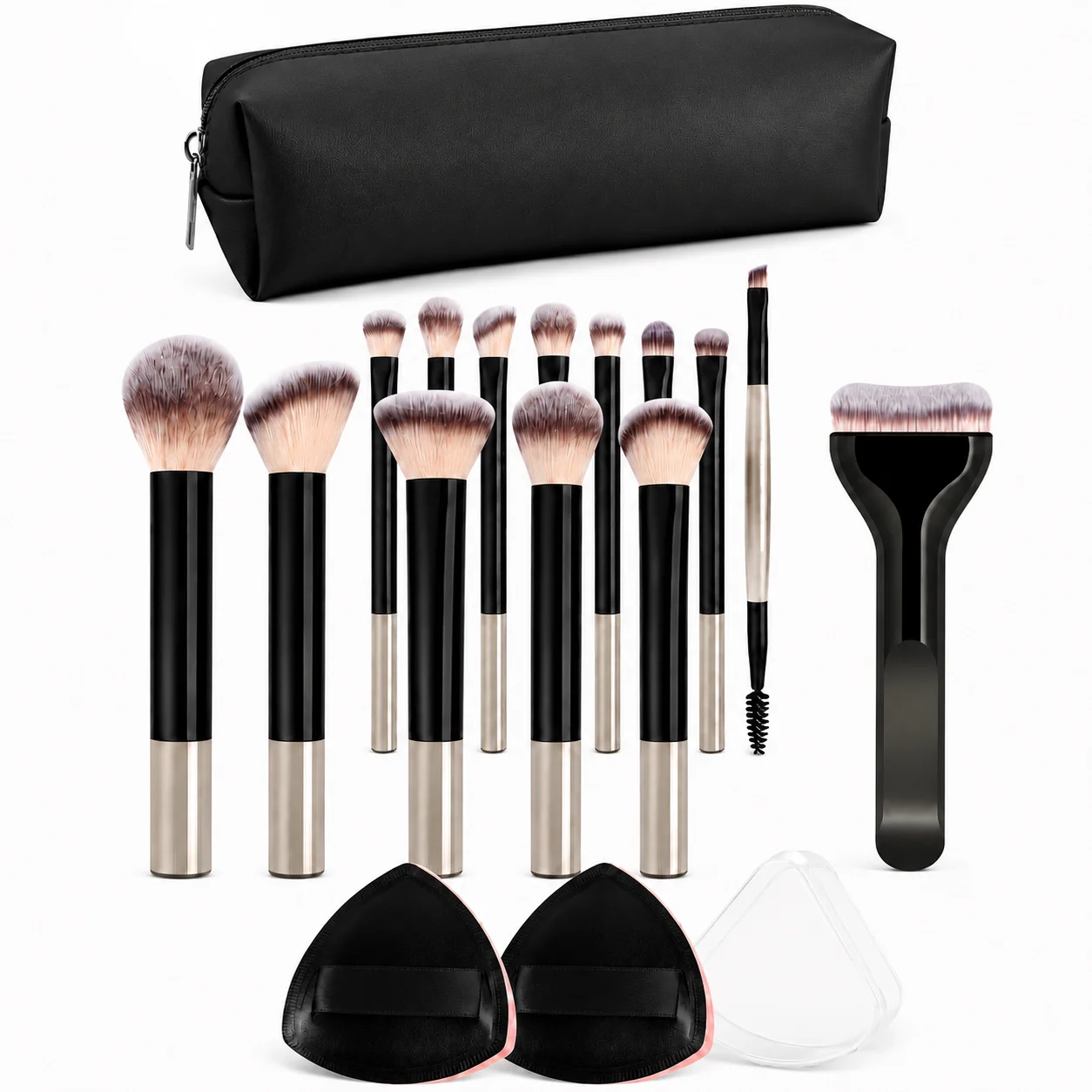 13/17/22pcs Makeup Tool Set, Professional Makeup Brush Set, Makeup Bag, Accessories, Foundation Brush, Blush Brush view 6