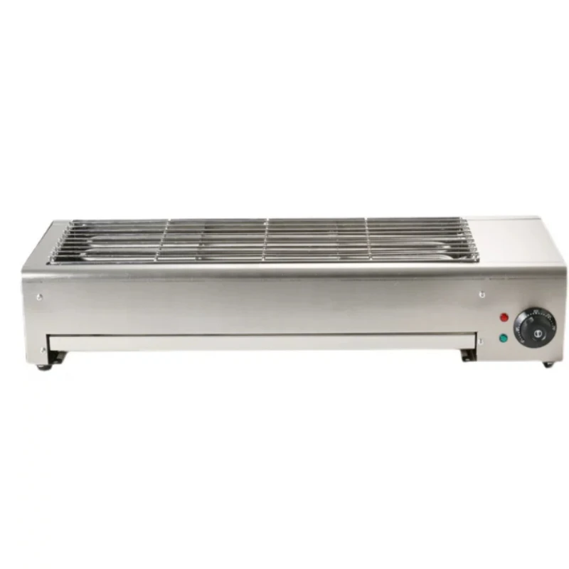 Smokeless Stainless Steel Electric Grill, Household Skewer Grill, Commercial Stall Electric Grill