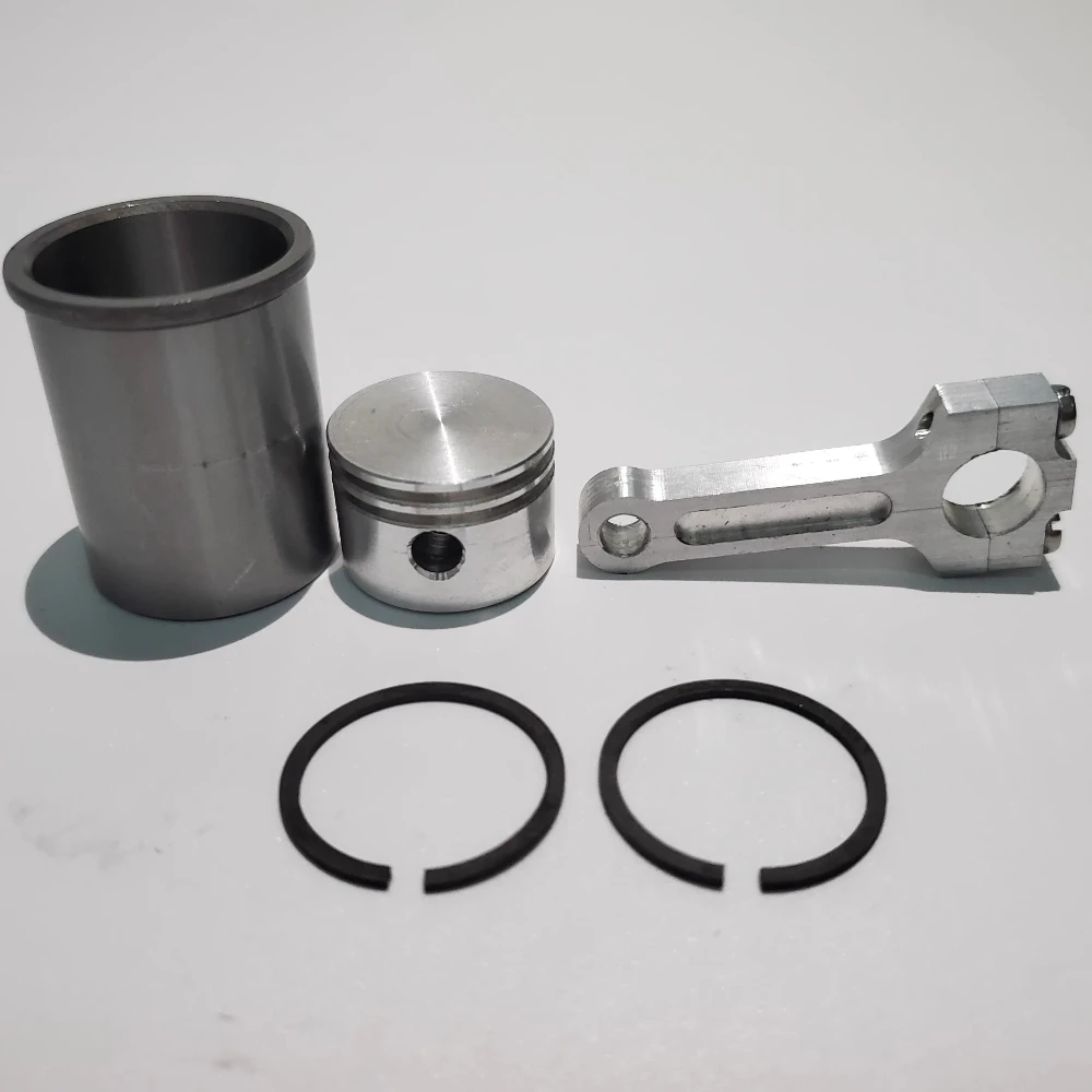 

Engine Model Accessories DIY Metal Model Engine Piston Rings Pistons Cylinder Liners Connecting Rods Piston Diameter 23mm Toys