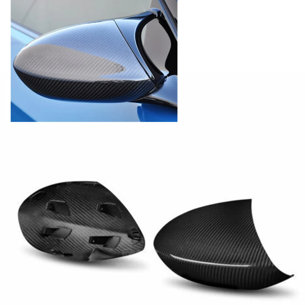 

For BMW 1 Series M Coupe 1M E82 2011 E90 E92 E93 M3 2009-13 Rear View Mirror Cover Dry Carbon Fiber Exterior Rearview Side Caps