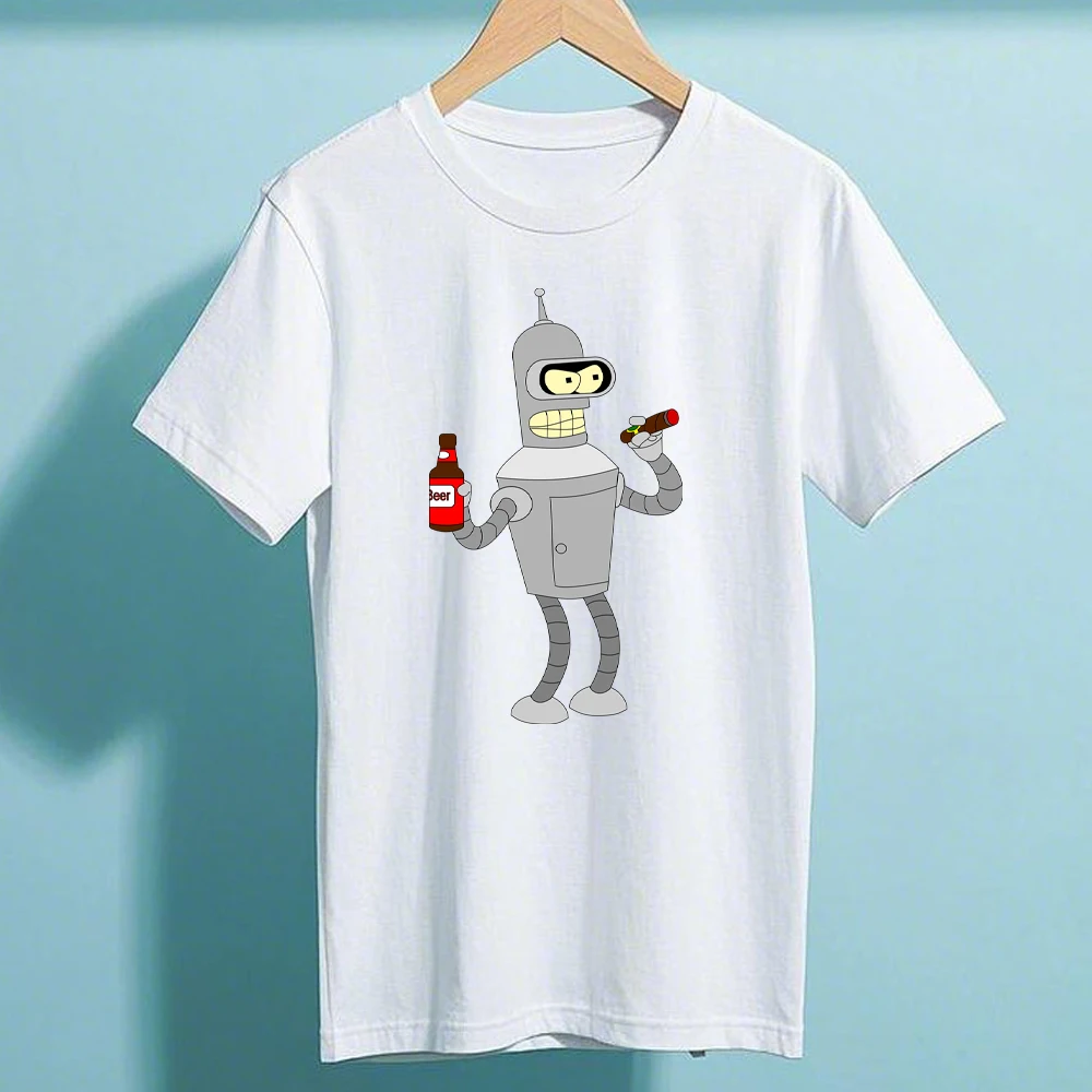 تي شيرت SAVE TAE EARTAY KILL ALL HUMANS جرافيك تي شيرت F-Futurama B-Bender تي شيرت قطني تي شيرت Y2k تي شيرت كلاسيكي مضحك للرجال والنساء