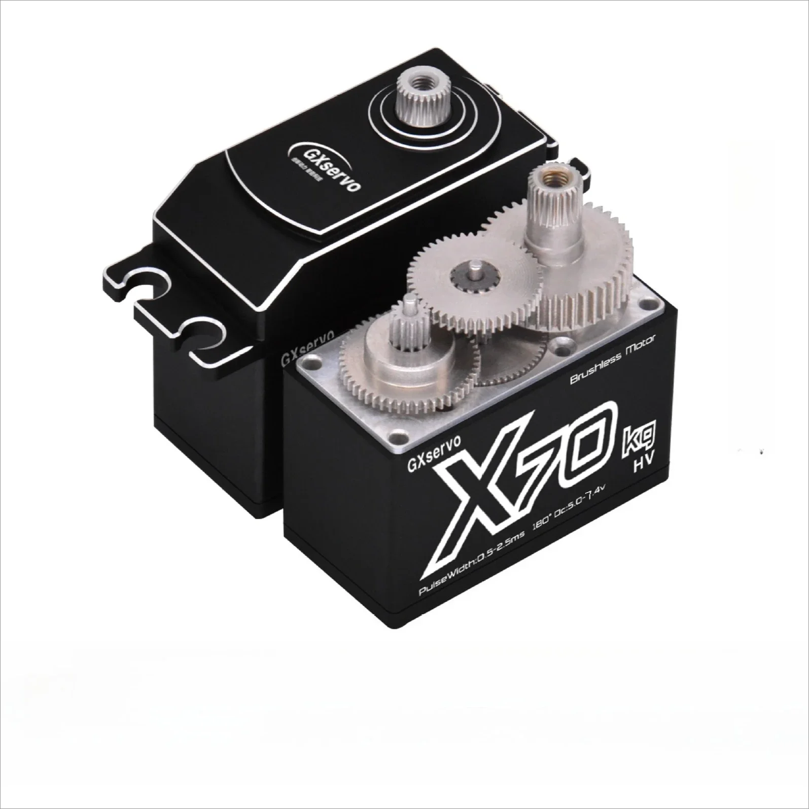 BoMassGX Servo X70 70kg 7.4v Brushless Digital Servo Stainless Steel Gears Waterproof For 1/10 1/8 RC Crawler Truck Robot