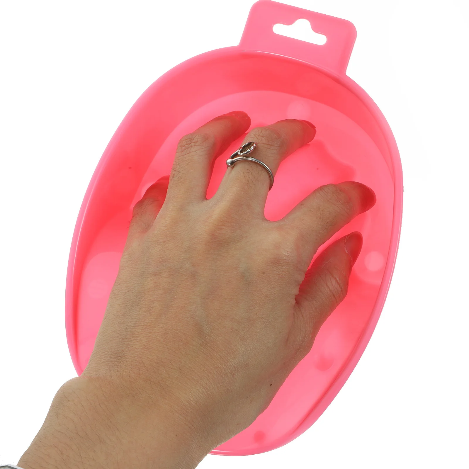 2 قطعة وعاء العناية بالأظافر الأزرق نقع صينية مانيكير العلاج كاذبة إزالة الأظافر إهاب المنقي الاكريليك نصائح مزيل صالون المنزل استخدام