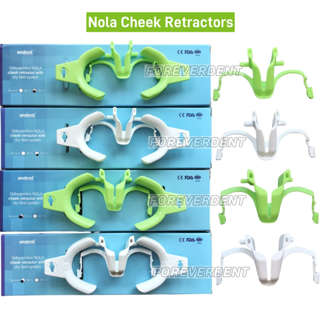 

Стоматологический ортодонтический Ретрактор для щек NOLA с сухой полевой системой, защита языка, зеленая, белая слюна Nola для губ