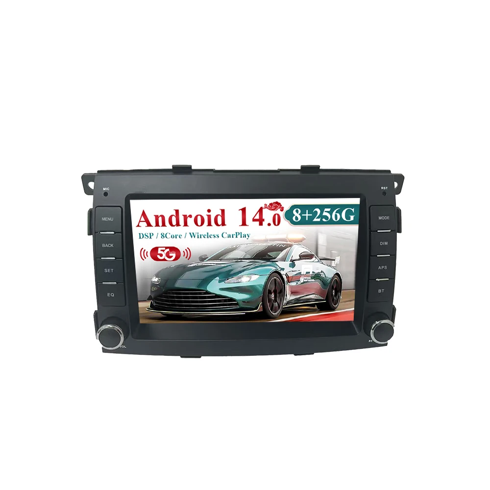 7.0 pollici Per Kia Sorento 2009 a 2012 Auto carplay Android 14 Radio Lettore Multimediale di Navigazione GPS touch screen Unità Principale