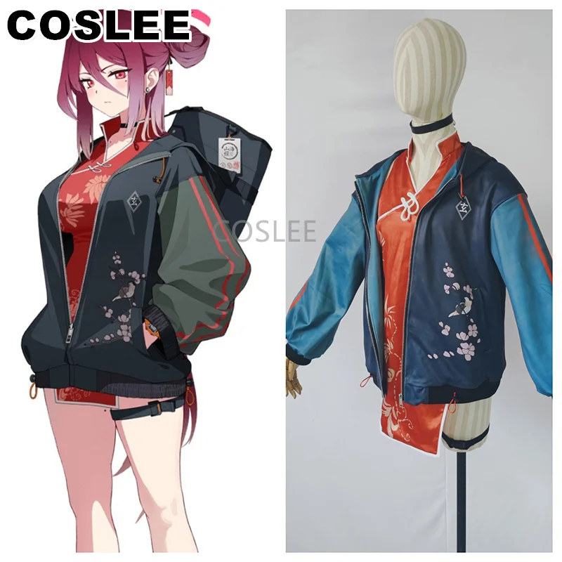 

COSLEE Blue Archive Kayama LuShan Cosplay Costume Game Suit Sportswear Coat Cheongsam Dress Halloween Party Outfit New 2023