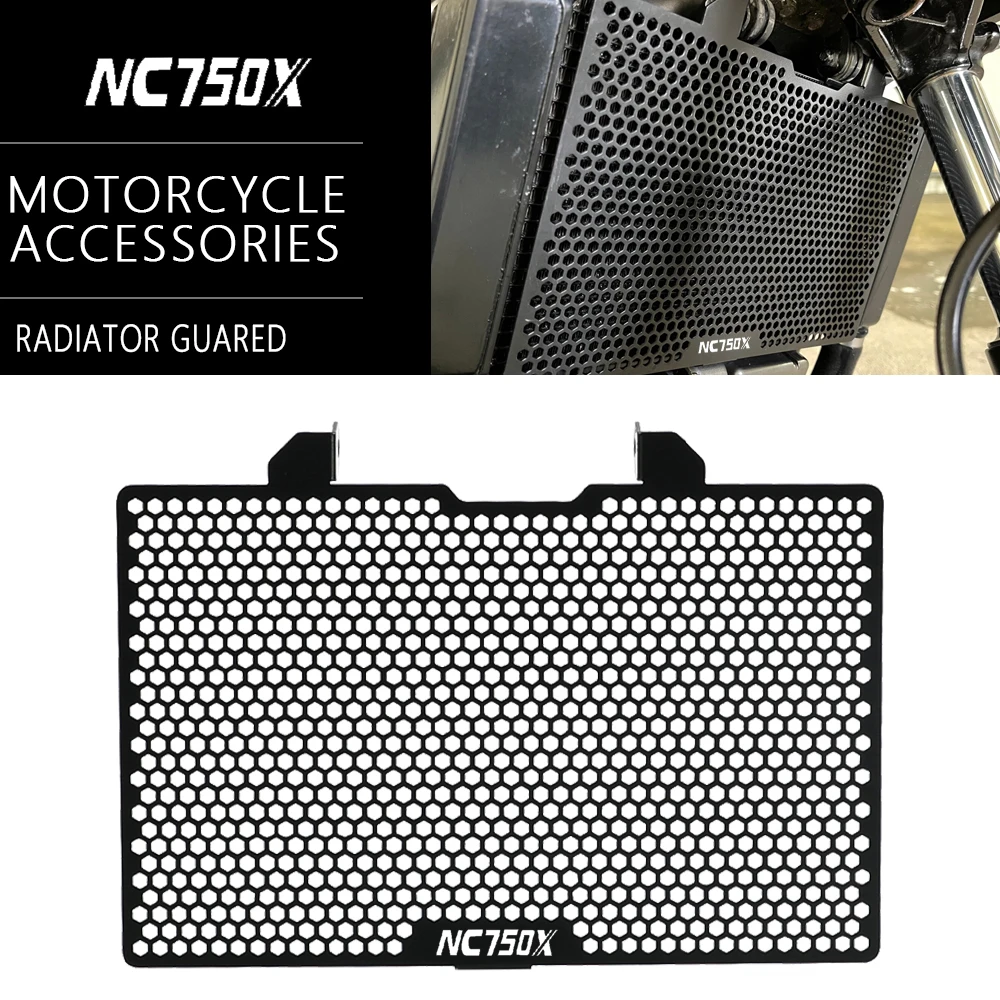 

For HONDA NC750X NC 750X NC750 X 2021 2022 2023 2024 NC 750 X Motorcycle Accessories Radiator Grille Guard Cover Grill Protector