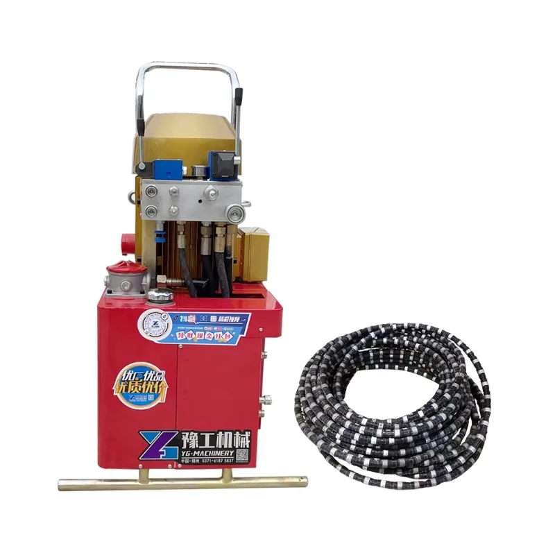 Small Portable Diamond Wire Saw Machine Diamond Wire Sawing Machine