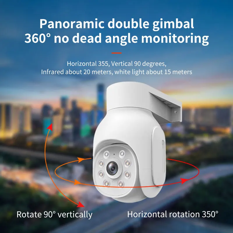 VESAFE 8ch 3mp Nvr Poe Set Cameras 360-View Surveillance Wireless Night Vision Cctv Camera System