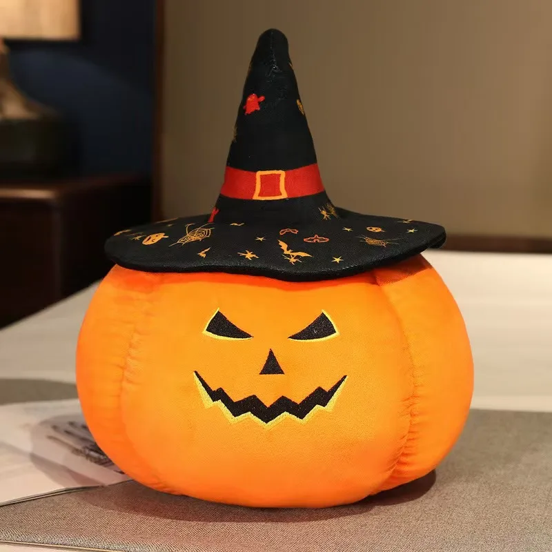 Cuscino per bambola spettrale di zucca di Halloween Giocattoli di peluche per bambini Attività per centro commerciale per bambole Giocattoli per bambole decorative