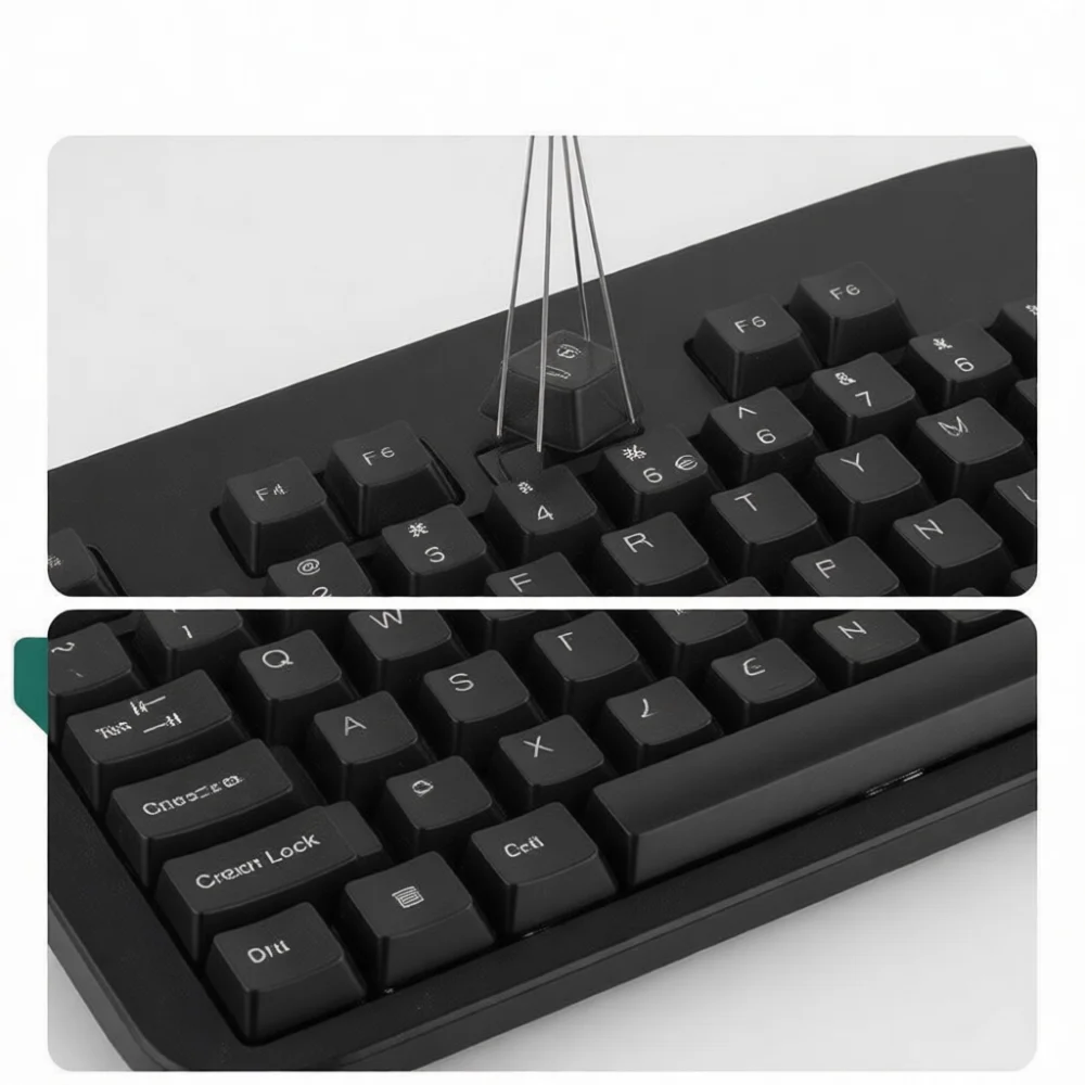 Mechanical Keyboard Tool Keycap Remover Switch Puller Stainless Steel Wire Extraction Kit For Hot Swap Cleaning Accessory