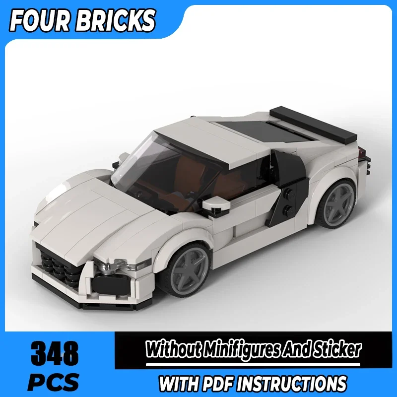 

Строительные блоки Moc R8 MOD 8, широкий автомобиль, технология, модульные кирпичи, модель, подарки, рождественские игрушки, наборы «сделай сам», сборка