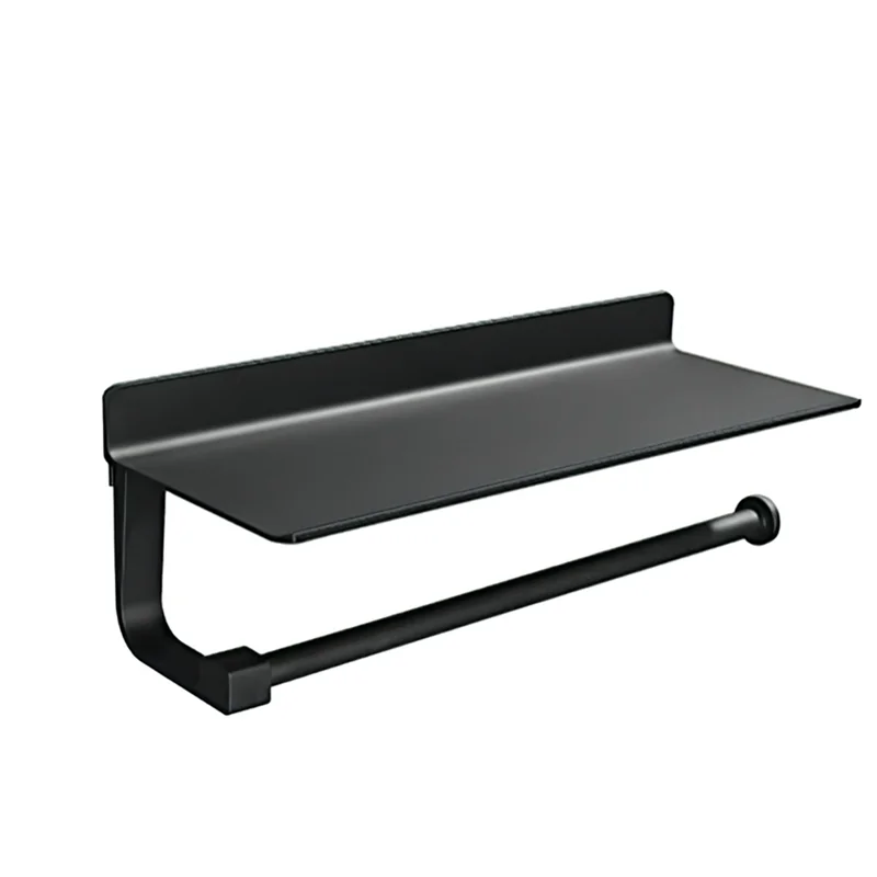 ABHU حامل منشفة اليد للحمام حامل المناشف الورقية جدار جبل لحامل المناشف الورقية للحمام