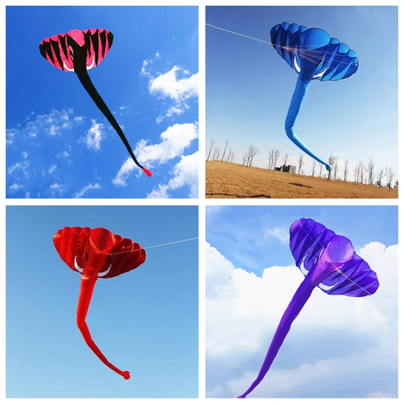 free shipping elephant kites giant soft kite professional paragliding Line winder kite package outdoor games and sports hammocks