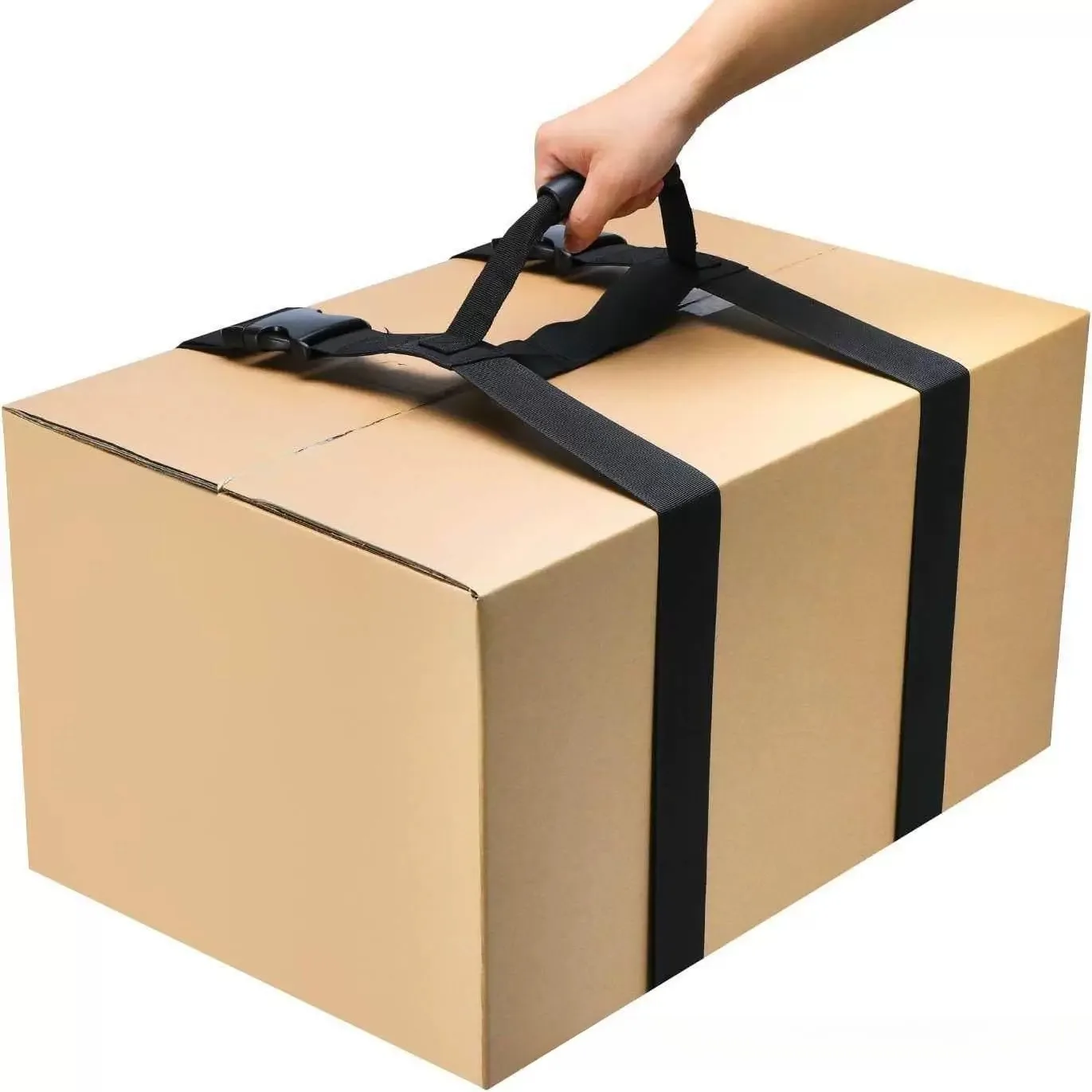 sangle-de-fixation-reglable-en-nylon-portable-pour-bagages-demenagement-emballage-poignee-a-boucle-croisee-corde-pour-sac-de-transport-organisation-domestique