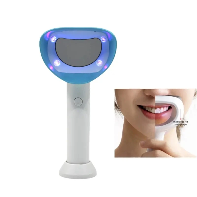 

Dental Plaque Detector Teeth Oral Hygiene Adults Children Portable Oral Cavity Tester Dental Plaque Display Instrument