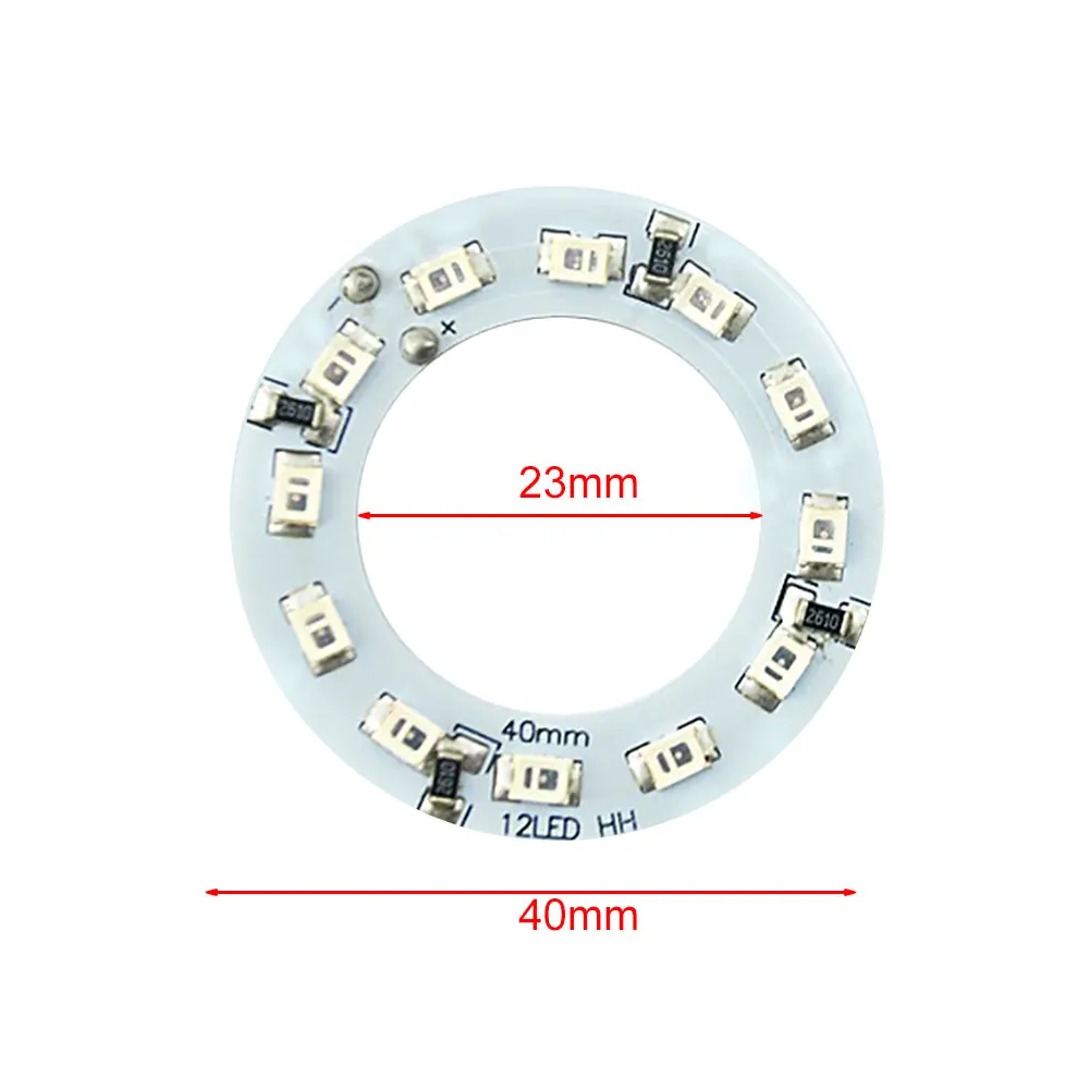 COB LED Ring Light Circle 40mm LED Angel Eye Aperture Ambient Light Car Daytime Running Light DRL Fog Light Car Styling