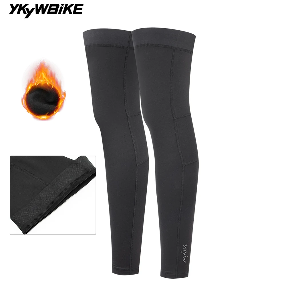 

YKYWBIKE 2025 Winter Cycling Leg Non-Slip ultra-lightness Warmers Thermal Fleece Breathable Mtb Road Bike Pro Knee Cover