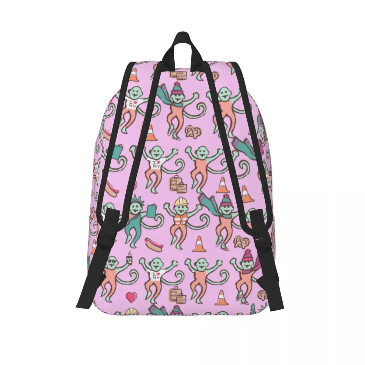 Sac à Dos Roller Rabbit pour Homme et Femme, Cartable Rose, École Primaire, Lycée, Étudiant, Sports