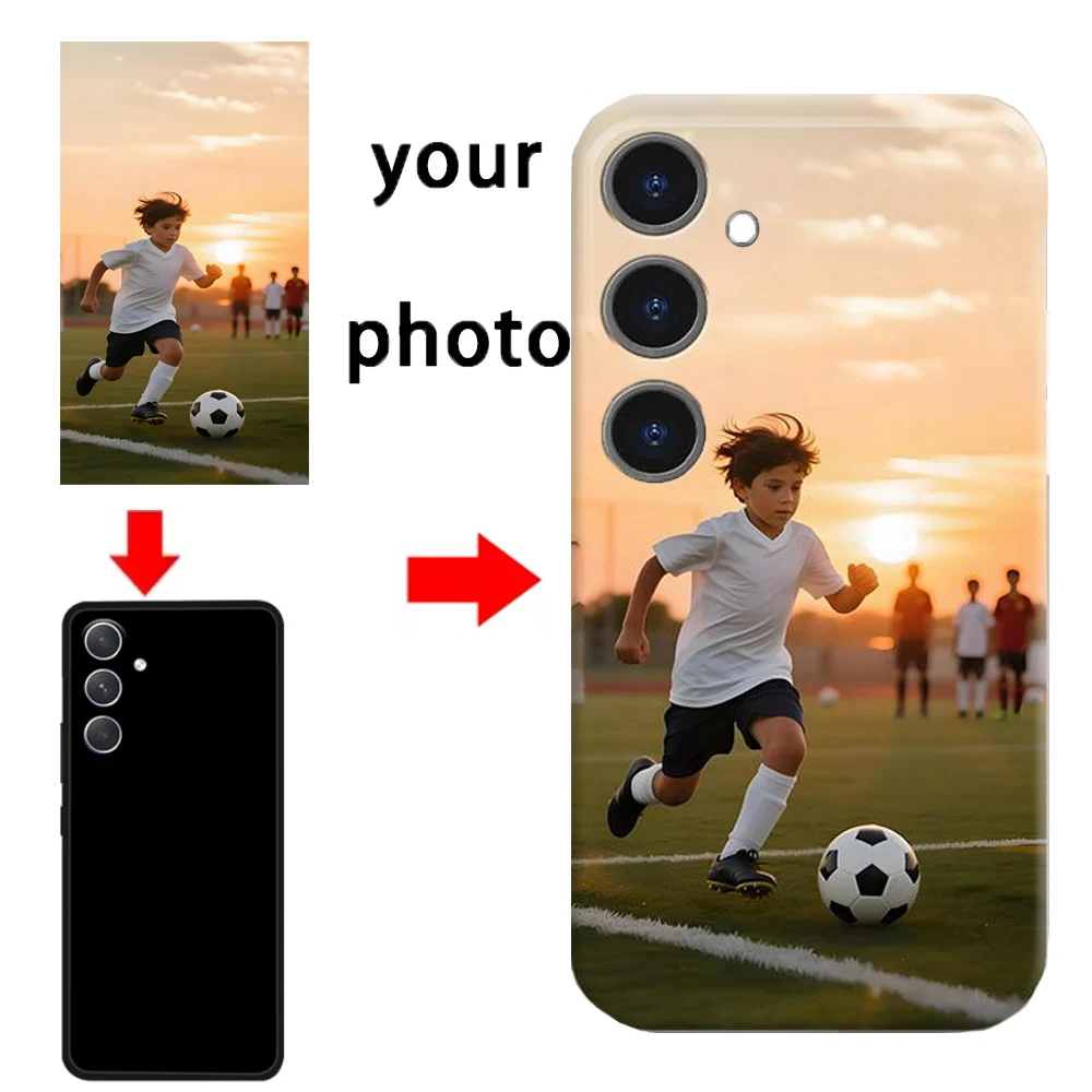 Индивидуальный силиконовый чехол для Samsung Galaxy S25 S24 S23 S22 S21 S20 FE Note 20 10 Ultra Plus A35 A55 A56 A53 A75