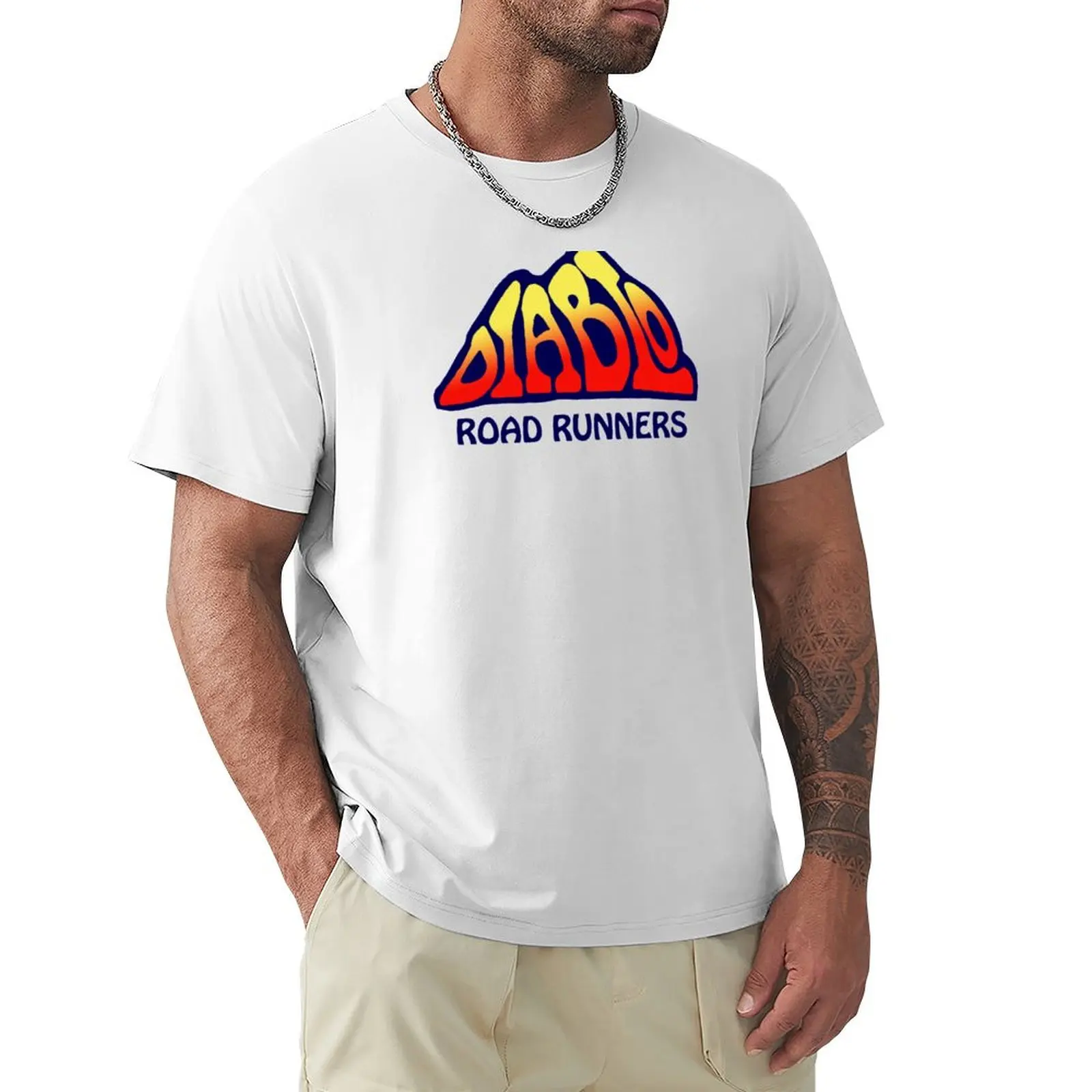 

Diablo Road Runners T-Shirt oversized vintage Short sleeve tee customizeds tshirts for men