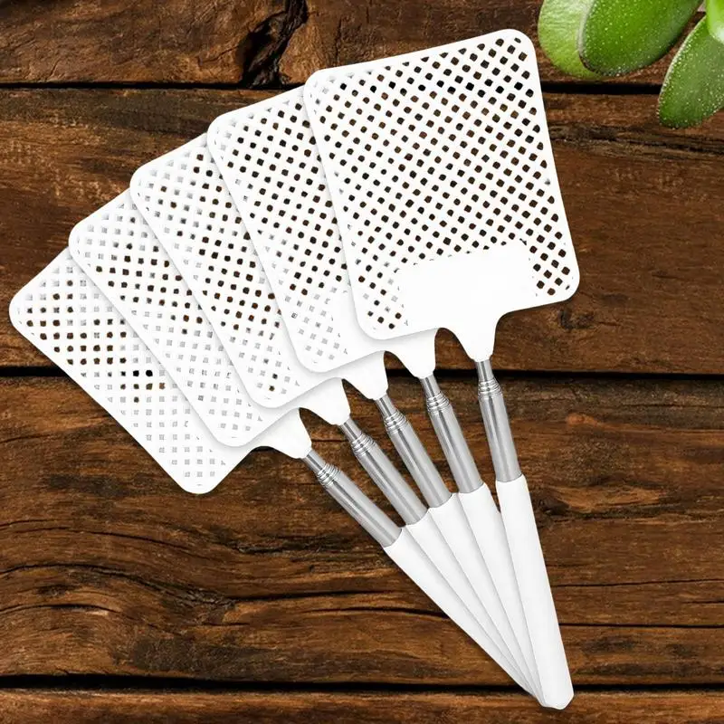

Manual Fly Swatter Extendable Fly Swatter Heavy Duty Home Travel Use Handheld Racket Portable 30 Inch Reach Tool For Dining Room