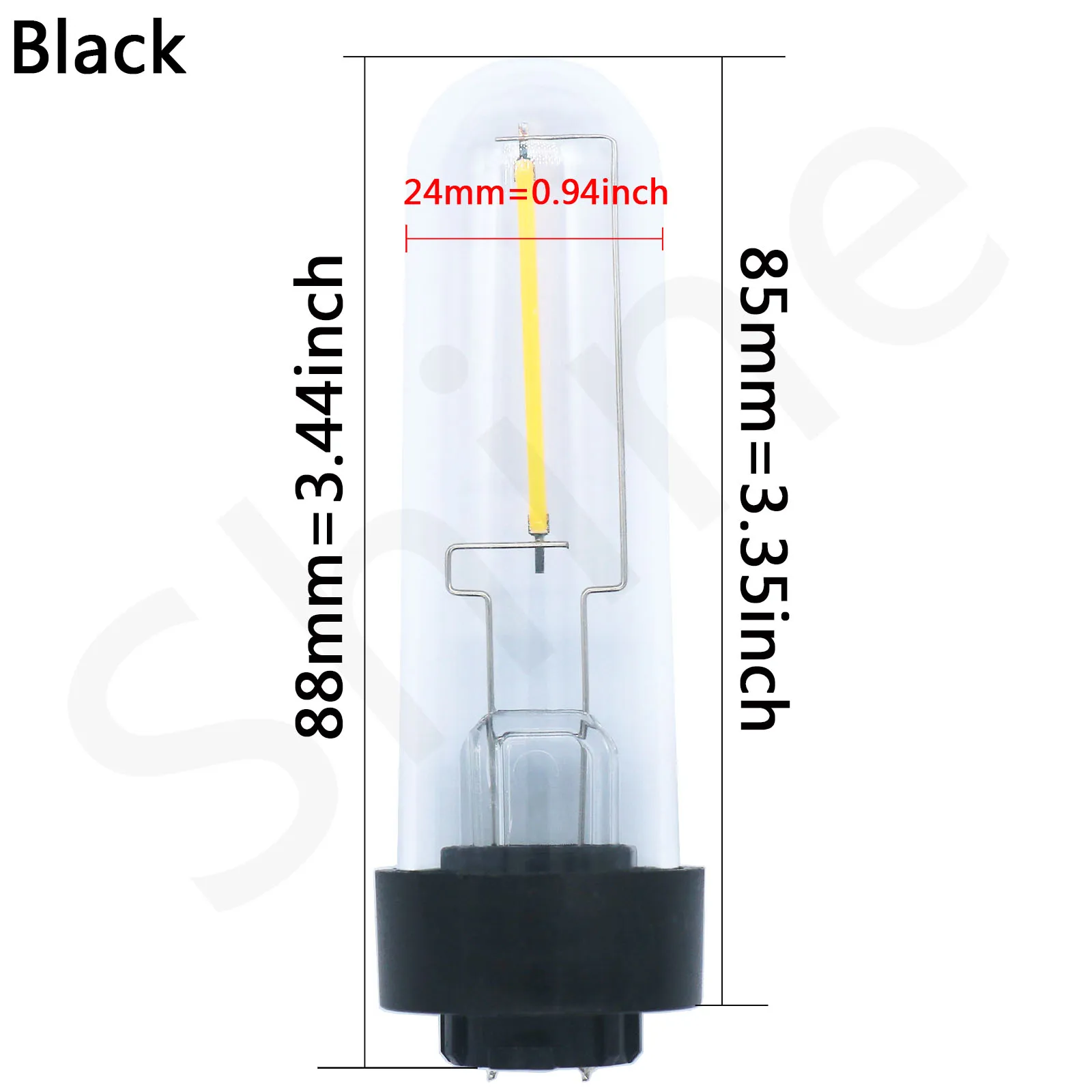 Imagem -03 - Led Edison Lâmpada dc 3v Fonte de Luz Solar Lâmpada de Plástico Fonte de Luz Filamento Lâmpada 3000k Acessórios para Iluminação ao ar Livre Peças